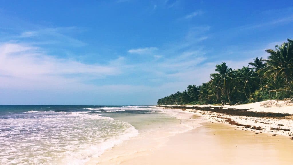 Beach in Tulum