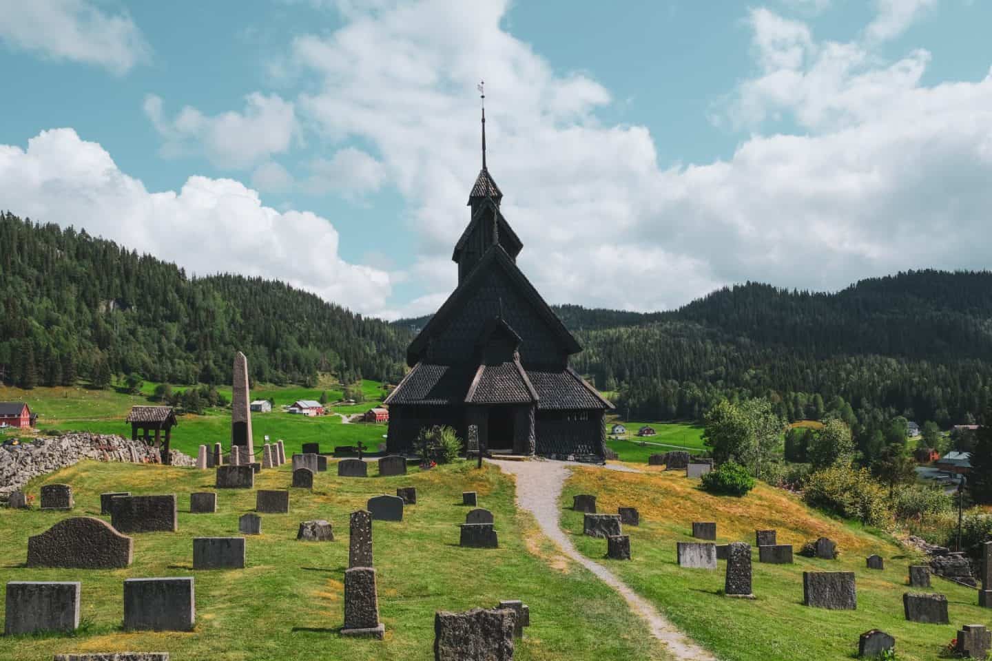 Eidsborg Stavechurch, not far from Dalen in Norway