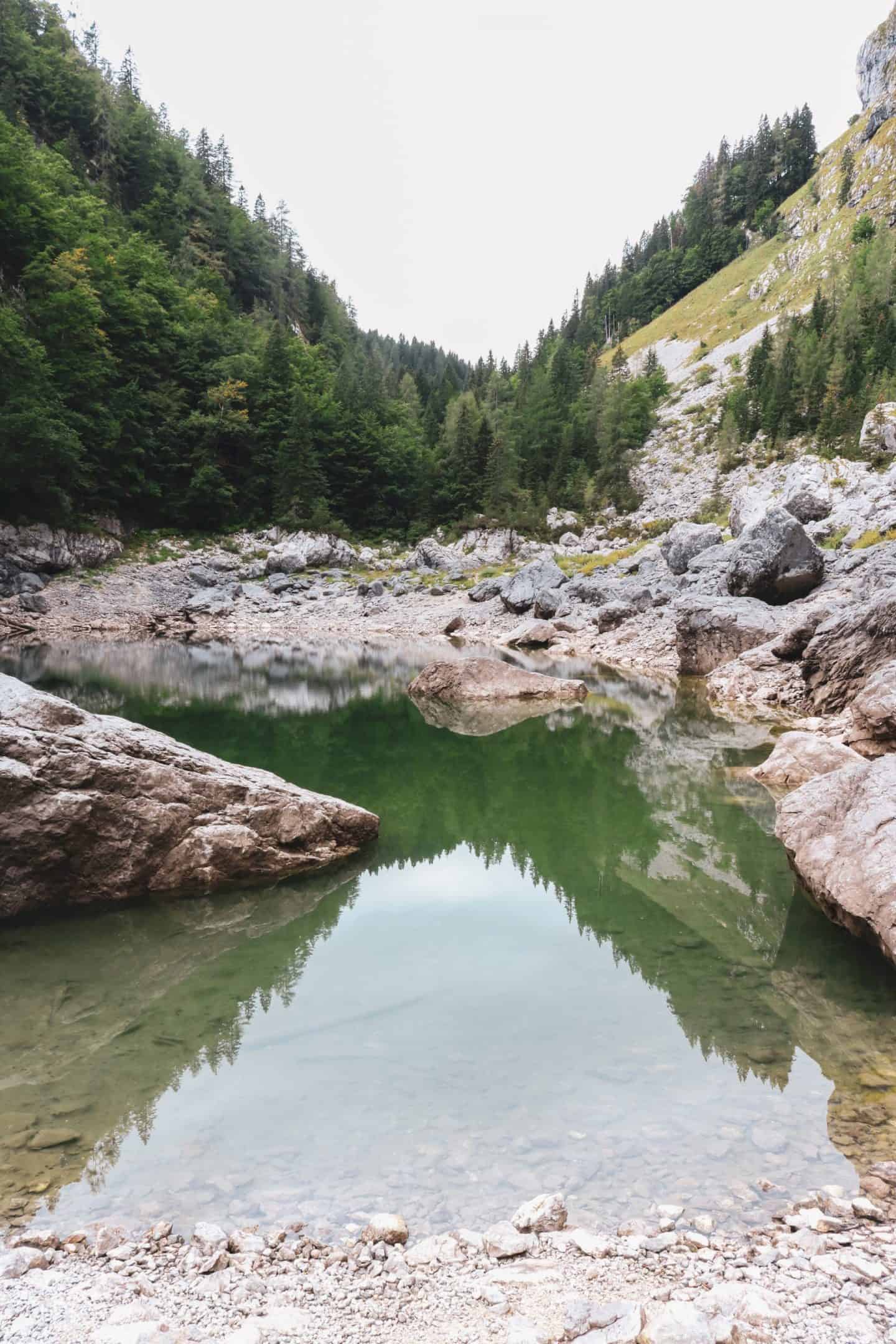 Black lake Triglav