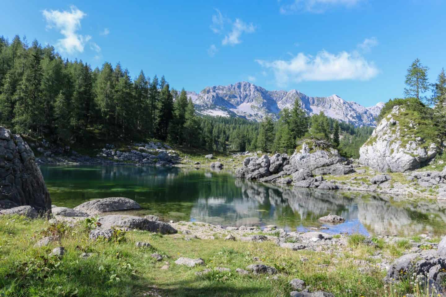 Seven lakes valley Triglav National Park