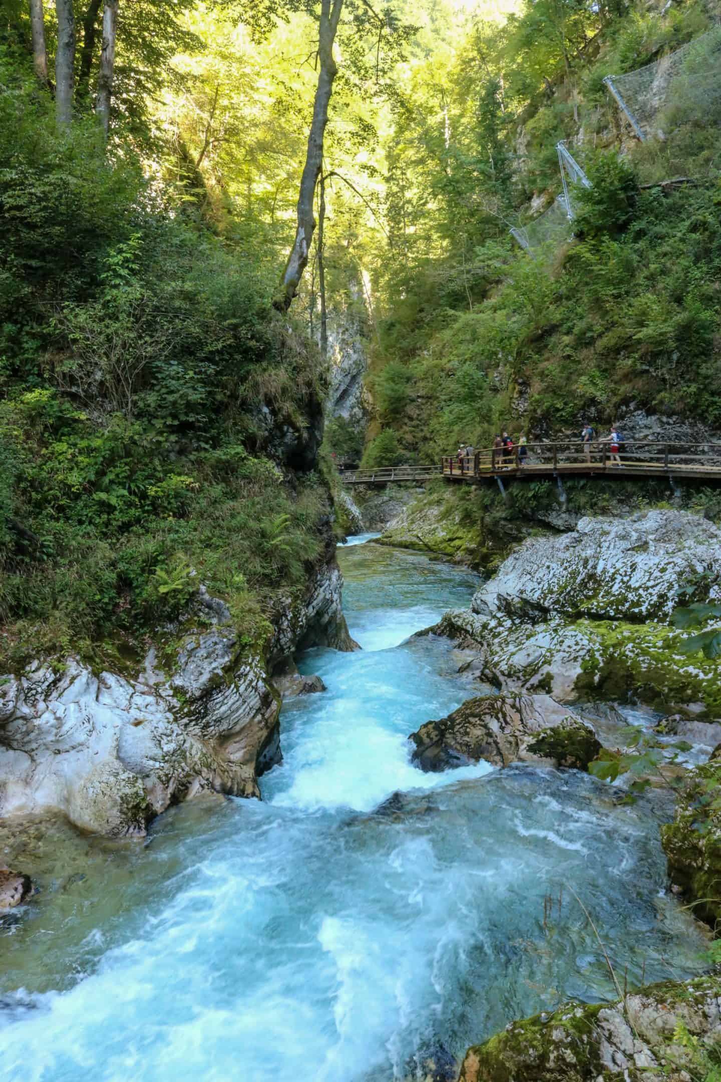 Vintgar Gorge most beautiful place to visit Slovenia